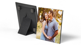 5-inch-high pictures have included stands for optional tabletop display