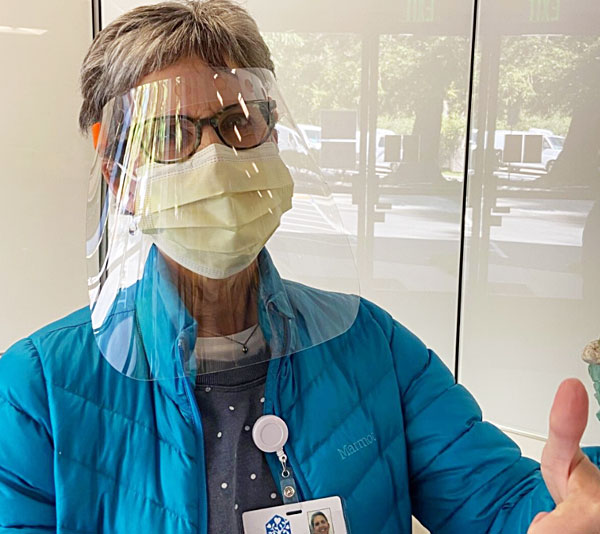 Bay Photo donates PPE Face Shields to Hospice of Santa Cruz