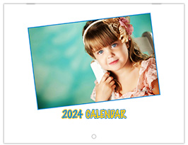 Custom Printed Monthly Photo Calendar Style CM5-C