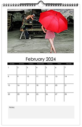 Custom Printed Monthly Photo Calendar Style CM16-2