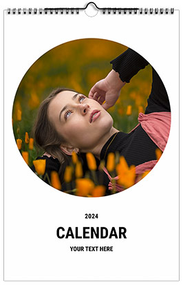 Custom Printed Monthly Photo Calendar Style CM19-C