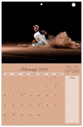 Custom Printed Monthly Photo Calendar Style CM20-2