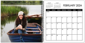 Custom Printed Monthly Photo Calendar Style CM70-2