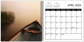 Custom Printed Monthly Photo Calendar Style CM70-4