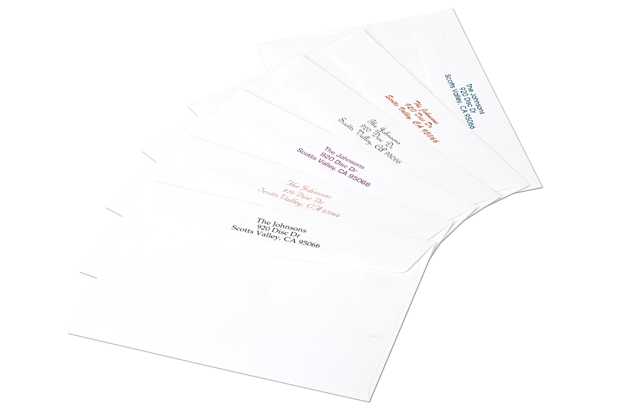 Return Address Imprinting on Envelopes