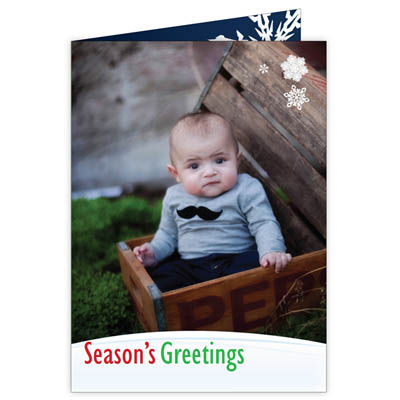 P103v Season's Greetings Holiday Card Design