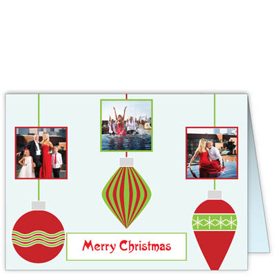 P130h Ornaments Holiday Card Design