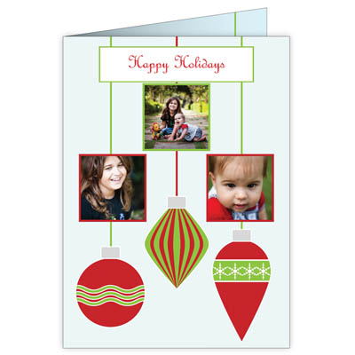P130v Ornaments Holiday Card Design