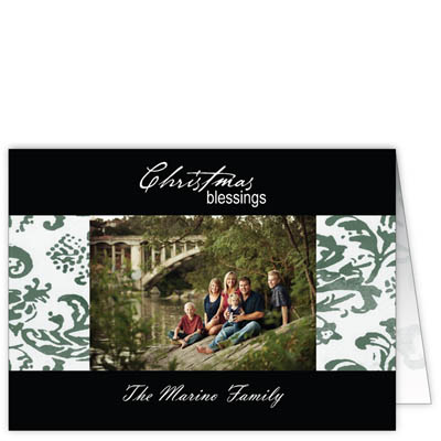 P152h Christmas Blessings Holiday Card Design