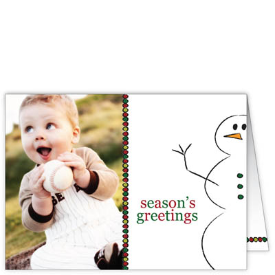 P190h Season's Greetings Holiday Card Design