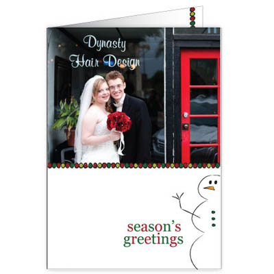 P190v Season's Greetings Holiday Card Design