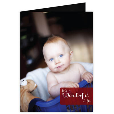 P202v It's a Wonderful Life Holiday Card Design