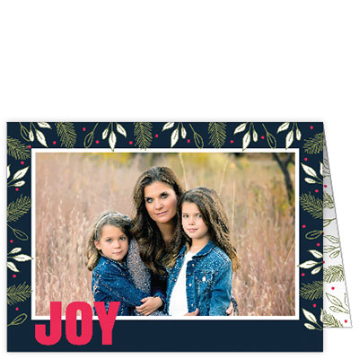 P254h Joy Holiday Card Design