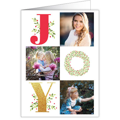 P262v Joy Holiday Card Design