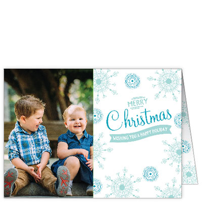 P270h Merry Christmas Holiday Card Design