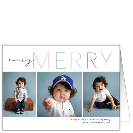 P572 Merry Mix Holiday Card Design