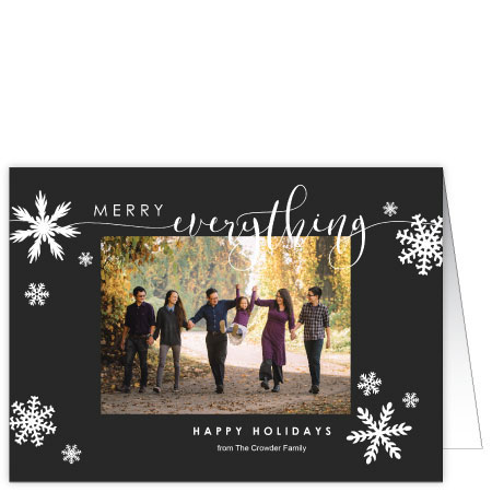 P586 Merry Everything Holiday Card Design