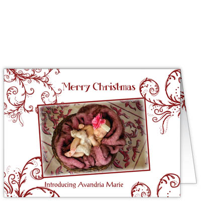 PSUZ200h Merry Christmas Holiday Card Design