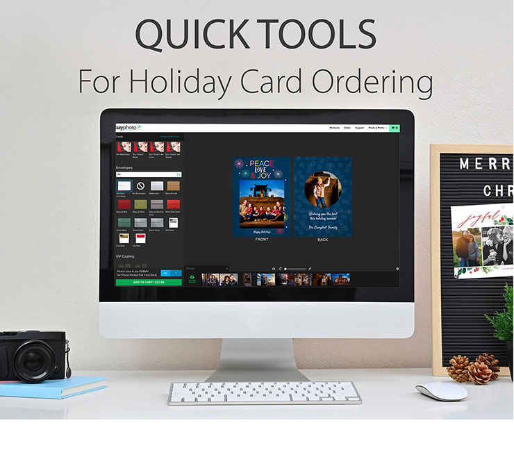 Quick Tools for Holiday Card Ordering