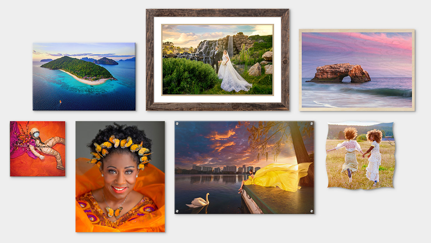 Custom Wall Art Displays from Your Photos