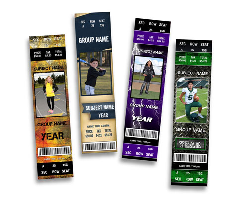 Stadium Ticket Magnets