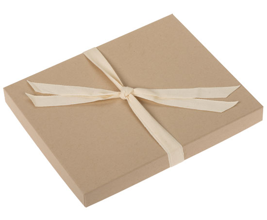 Kraft colored Boutique Gift Box Packaging for your photos.