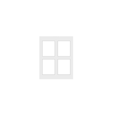 11x14 Mat with (4) 4x5 Windows