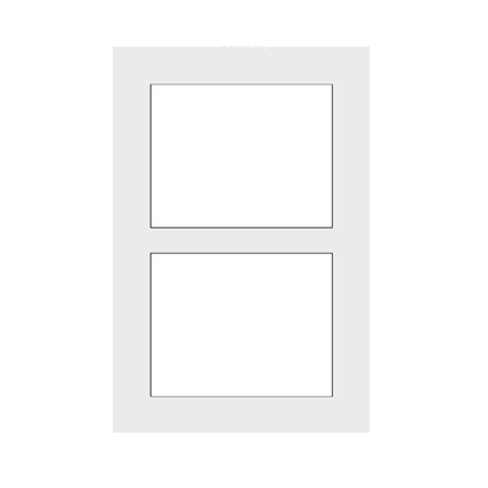 20x30 Mat with (2) 11x14 Windows