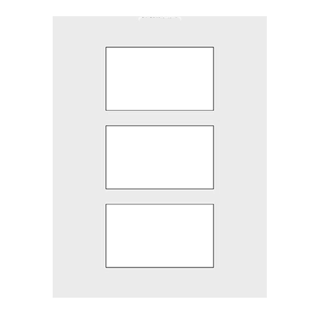 24x36 Mat with (3) 8x12 Windows