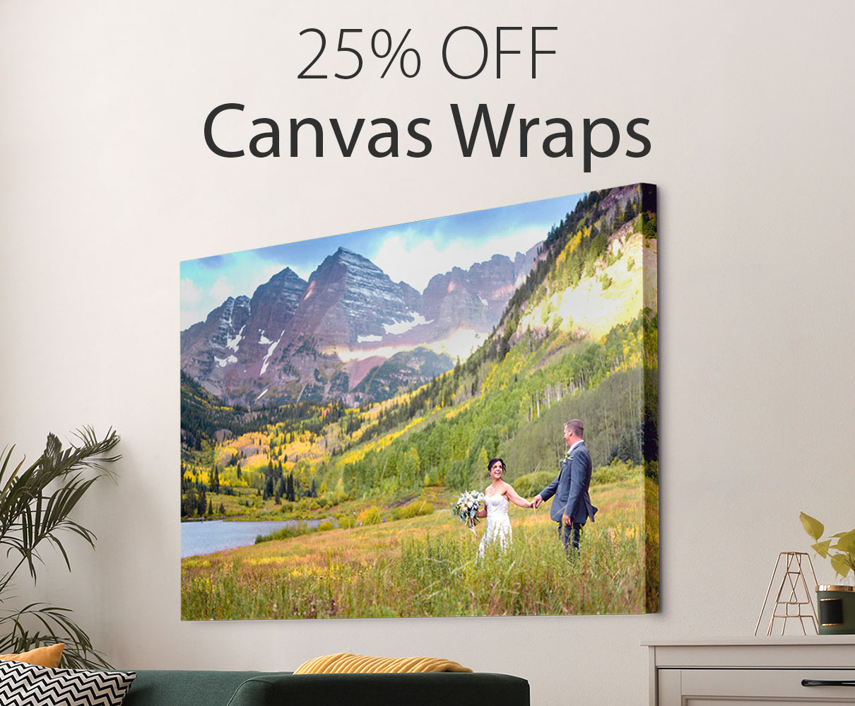 25% Off Fine Art Canvas Wraps!