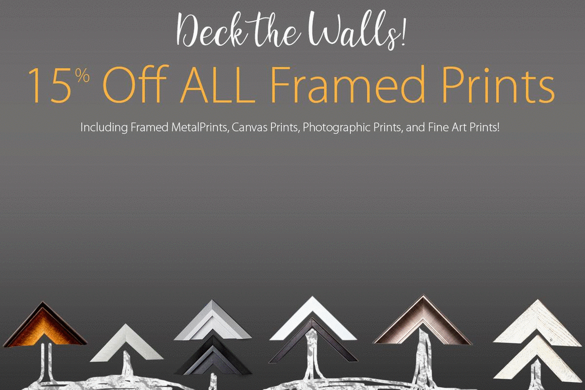 15% Off% Off Framed Prints!