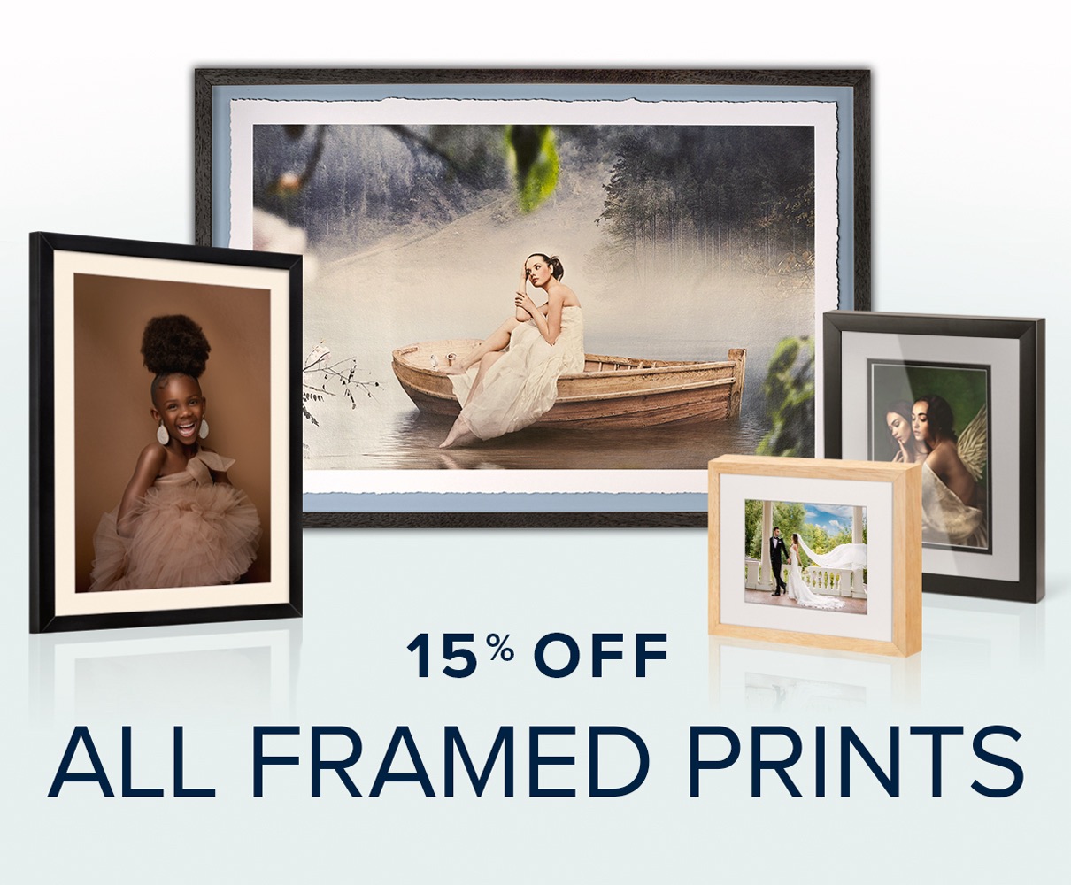 15% Off ALL Framed Prints!