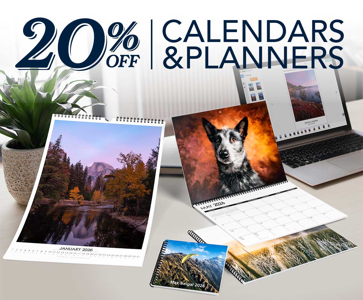 20% Off Calendars & Yearly Planners!