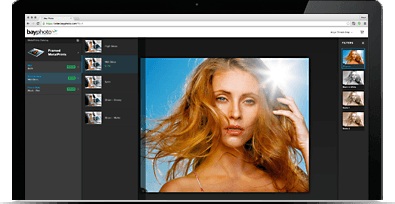 Order custom wall art and professional photo products from your browser